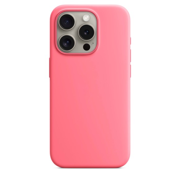 Чехол Apple MagSafe Silicone Case для iPhone 15 Pro Max, розовый | Pink 