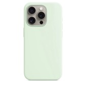 Чехол Apple MagSafe Silicone Case для iPhone 15 Pro Max, пастельно-мятный | Soft Mint  Чехол Apple MagSafe Silicone Case для iPhone 15 Pro Max, пастельно-мятный | Soft Mint