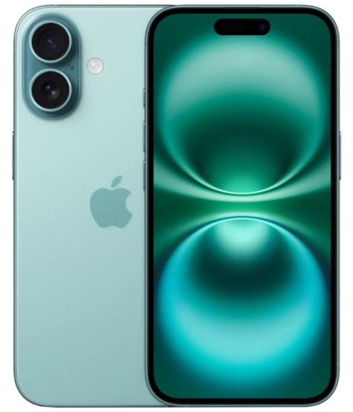 Apple iPhone 16 256 ГБ, зеленый 