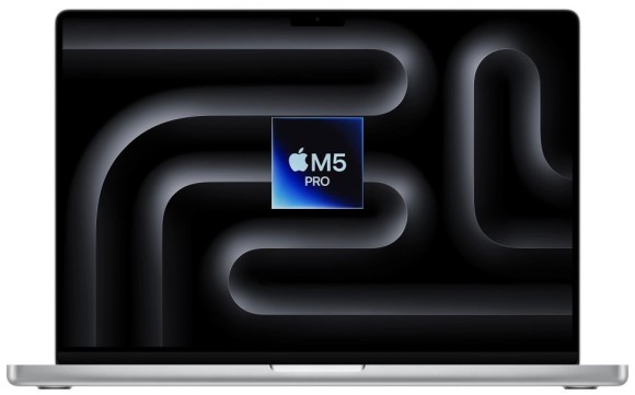 Apple MacBook Pro 16" MGE64 (M5 Pro 18-Core, GPU 20-Core, 48GB, 1TB) серебристый