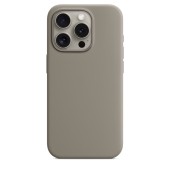 Чехол Apple MagSafe Silicone Case для iPhone 15 Pro Max, пепельно-коричневый | Clay  Чехол Apple MagSafe Silicone Case для iPhone 15 Pro Max, пепельно-коричневый | Clay