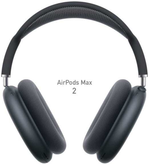 Наушники Apple AirPods Max 2, Полуночный, Midnight, 2026