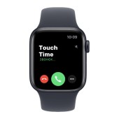 Apple Watch SE 3 2025, 40mm, Midnight Aluminum Case, Black Sport Band S/M