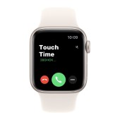 Apple Watch SE 3 2025, 40mm, Starlight Aluminum Case, Starlight Sport Band S/M