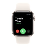 Apple Watch SE 3 2025, 40mm, Starlight Aluminum Case, Starlight Sport Band S/M