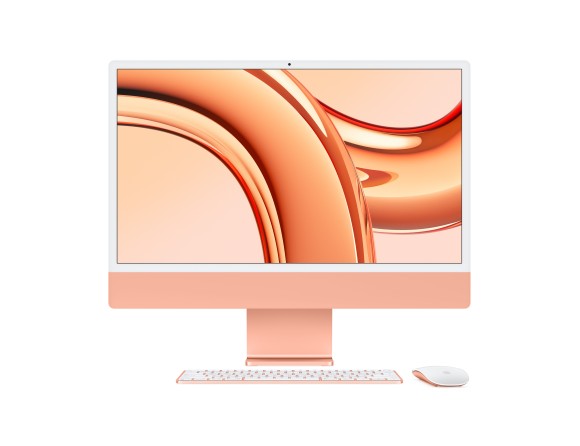  Apple iMac 24" (2023) M3 (8C CPU, 10C GPU, 8GB, 256GB SSD) MQRX3, оранжевый