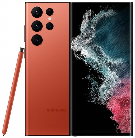 Смартфон Samsung Galaxy S22 Ultra (SM-S908B) 12/256 ГБ RU, красный 