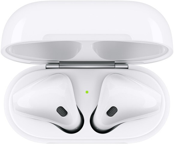 Беспроводные наушники Apple AirPods 2 с зарядным футляром MV7N2, белый Беспроводные наушники Apple AirPods 2 с зарядным футляром MV7N2, белый